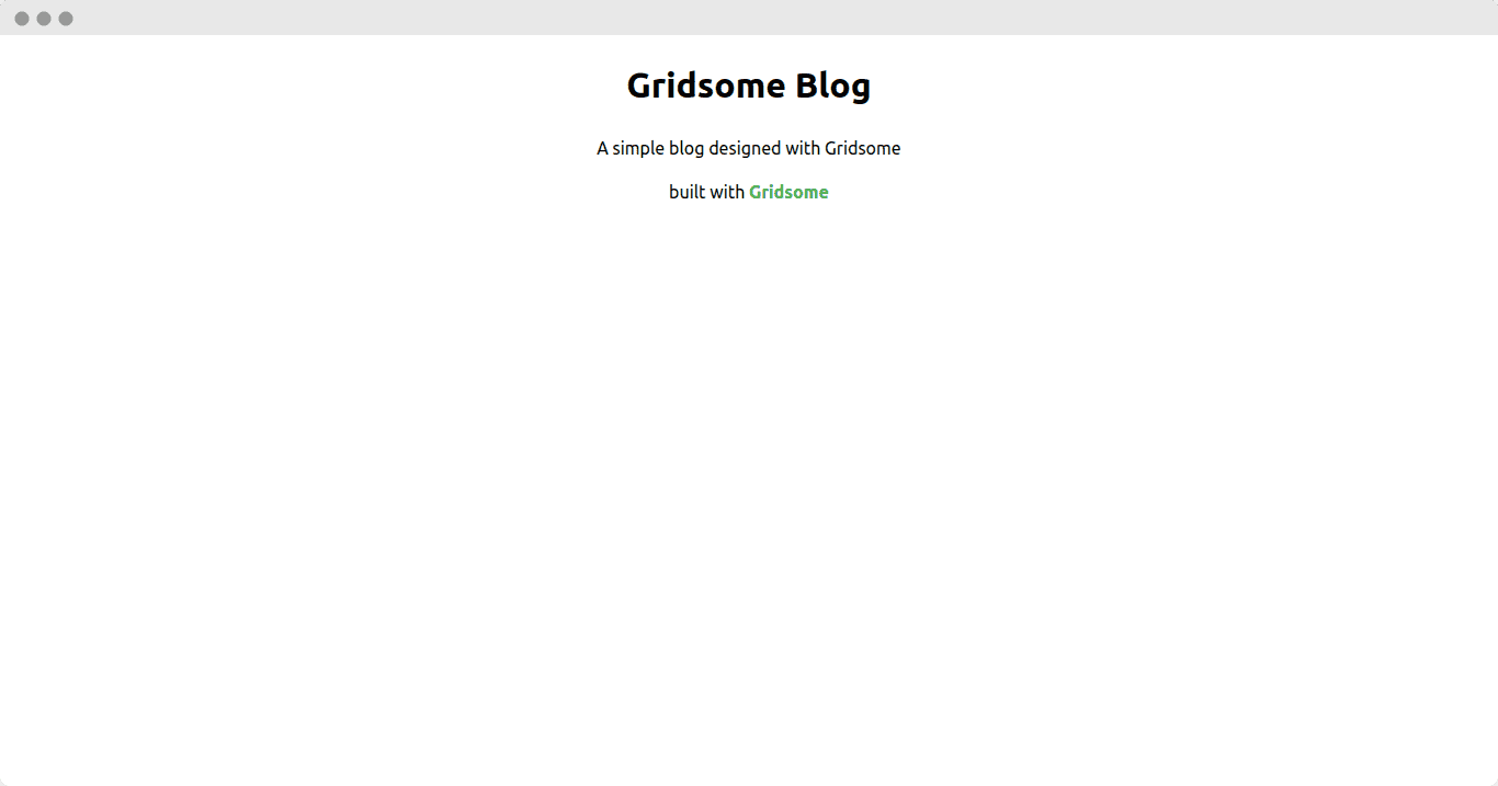 gridsome new layout